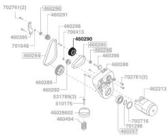 AL-KO 38 E, 460290 Koło zębate