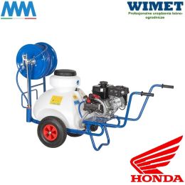 MM Opryskiwacz taczkowy spalinowy 70 l / 30 bar / 8 l/min / pompa MM-308 / silnik Honda 4-suw GX25 1,0 KM / zasięg 6-8 mKM