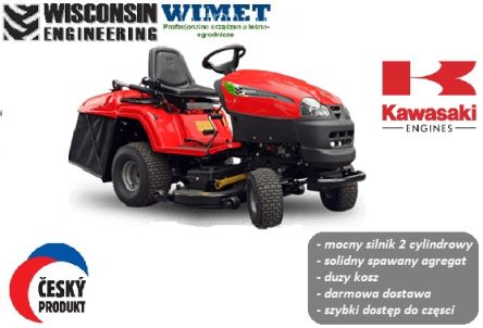 Wisconsin Engineering Riviera W2979-122 , silnik Kawasaki dwu-cylindrowy, 122 cm