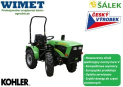 Agroservis ciągnik komunalny z przednią osią skrętną Cabrio 26FD Comfort