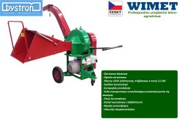 LASKI Pirana 10 - rozdrabniacz gałęzi i odpadów elektryczny 11kW
