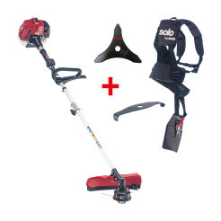 Multitool spalinowy MT 130 sbA - Kosa / tarcza mulczująca / tarcza tnąca / głowica z żyłką / półprofesjonalny pas /   (30 ccm, 0,9 kW / 1,22 KM, lekka 4,7 kg) (127634)
