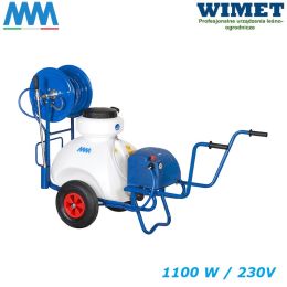 MM Opryskiwacz taczkowy elektryczny 70 l / 25 bar / pompa AR-252/ 25 l/min /silnik 1100W / 230V / zasięg 7-8 m