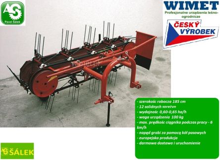 Agroservis przetrząsarko-zgrabiarka OP-1.32