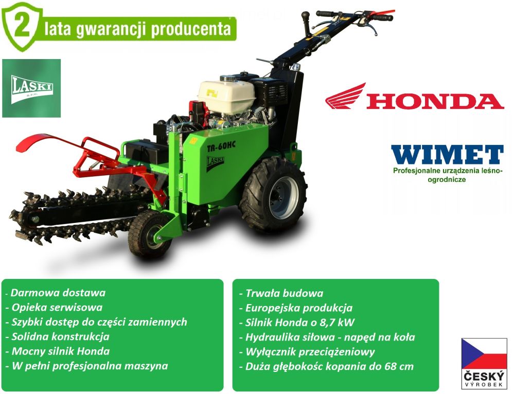 LASKI TR 60/13 HC Koparka łańcuchowa - Szeroki wybór traktorów
