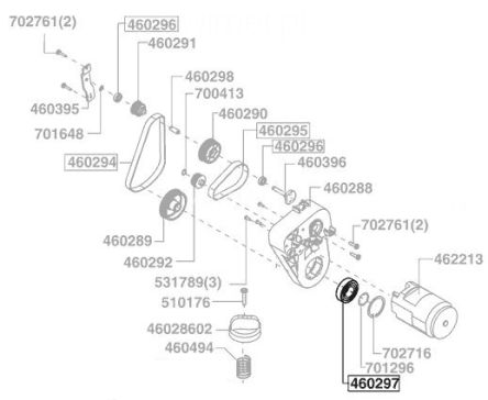 AL-KO 38 E, 460297 łożysko