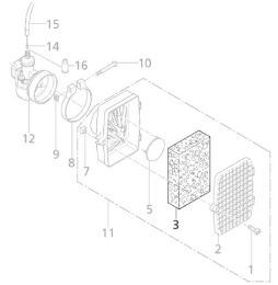 Filtr powietrza - solo 423 / 2048348 / 11866