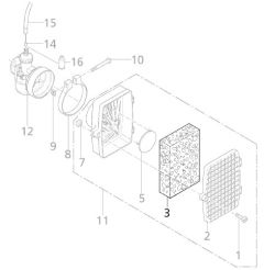 Filtr powietrza - solo 423 / 2048348 / 11866