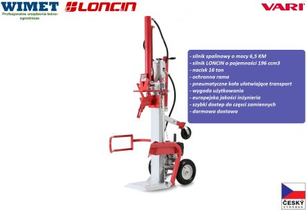 VARI Gas 16T Łuparka do drewna / spalinowa / 4559