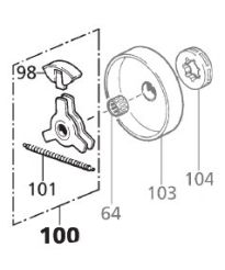 Sprzęgło kpl., Solo 644/651/656 / 3500363 / 3500481