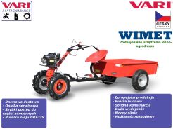 VARI GLOBAL XP200 / zestaw mikrociągnik z przyczepą ANV-400 o ładowności 400 kg / 4437 - DOSTĘPNY OD RĘKI !!!!