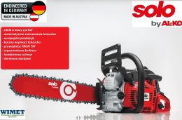 Pilarka spalinowa linia PREMIUM PRO SOLO by AL-KO 6646 / 46,5 ccm / 2,0 kW / 2,7 KM/    W ZESTAWIE Prowadnica 38 cm + łańcuch .325" + art nr. 127520