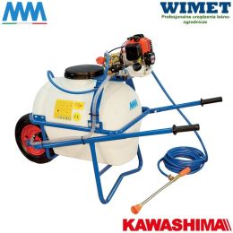 MM Opryskiwacz taczkowy spalinowy 90 l / 30 bar / 8 l/min / pompa MM-308 / silnik Kawashima KM26 2-suw 1,5 KM / zasięg 6-7 m