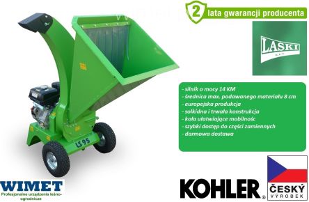 LASKI LS 95/14 (Kohler) rozdrabniacz do gałęzi / 14 KM / 8 cm - ZAPYTAJ O CENĘ I DOSTĘPNOŚĆ !!!
