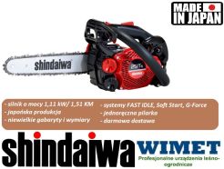 Pilarka spalinowa Shindaiwa 251 TS jednoręczna / 1.04 kW / 1,51 KM / 25.0 cc 