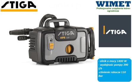 STIGA HPS 110 Myjka ciśnieniowa / 1,4 kW / 110 Bar