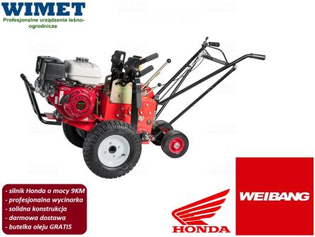 WEIBANG WBSC409H wycinarka darni z napędem / silnik Honda GX 270 / 9,0 KM / szerokość robocza 35 cm / głębokość pracy 5 cm /