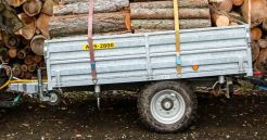 Agroservis wykończenie przyczepy ANS1300 w ocynku