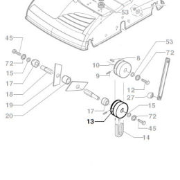 Solo 2025870 / Koło pasowe noży