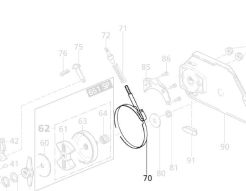 Taśma hamulaca, solo 644