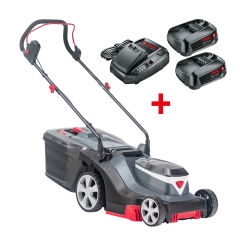 AL-KO 32,2 Li Easy 18 V kosiarka akumulatorowa  (2 akumulatory 2,5 Ah + ładowarka 3 A) Bosch Home & Garden Compatibility - (113857)