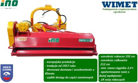 INO mulczownik/kosiarka bijakowa MKM 190