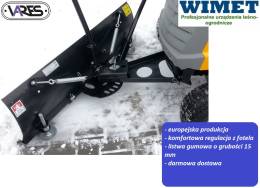 VARES pług do śniegu do traktorów Wisconsin-Engineering szerokośc 140 cm Komfort