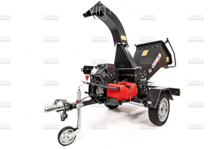 CEDRUS R13 profesjonalny rozdrabniacz spalinowy na przyczepie lekkiej A/A z homologacją / Loncin / 24,5 KM / pojemnośc silnika 764 ccm / max. średnica gałęzi 13 cm / podwozie AL-KO /