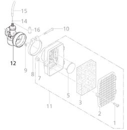 Gaźnik kompletny, solo 423 / 2300558