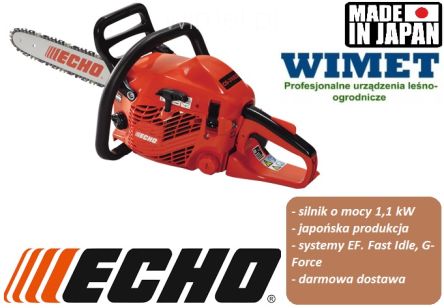 Pilarka spalinowa ECHO CS 310 ES / 1,1 kW / 1,5 KM / 30,5 ccm / prowadnica oregon 35 cm /łańcuch 3/8