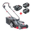 AL-KO 38.1 Li Easy 18 V kosiarka akumulatorowa (2 akumulatory 18 V / 4,0 Ah + ładowarka 3 A) Bosch Home & Garden Compatibility - (113886) - 2