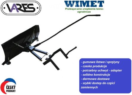 VARES pług do śniegu do traktorów Wisconsin-Engineering szerokośc 140 cm Standard