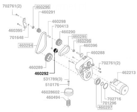 AL-KO 38 E, 460292 Koło zębate