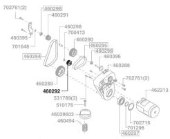AL-KO 38 E, 460292 Koło zębate