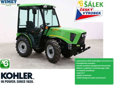 Agroservis ciągnik komunalny z kabiną VEGA Comfort 26 FD 