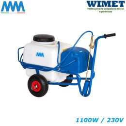 MM Opryskiwacz taczkowy elektryczny 50 l / pompa AR-252 / 25 bar / 25 l/min /  silnik 1100W / 230 V / zasięg 7-8 m