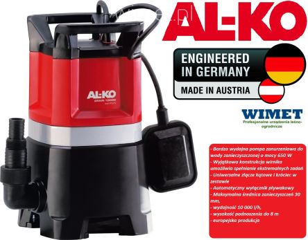 AL-KO Pompa Drain 12000 Comfort (112826) - DOSTĘPNA OD RĘKI !!!!
