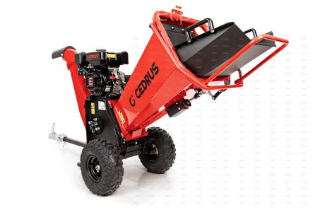 CEDRUS RB02 PRO rozdrabniacz spalinowy / silnik Loncin LC170F / 212 ccm / 6,5 KM / średnica bębna 350 mm / noże robocze 150  mm / średnica gałęzi do 12 cm