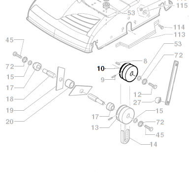 Solo 2025860 / Koło pasowe silnika