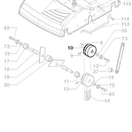 Solo 2025860 / Koło pasowe silnika