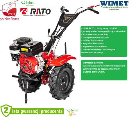 CEDRUS GL06 glebogryzarka spalinowa / 9,6 kW / 389 ccm