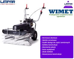 LIMPAR 78 zamiatarka walcowa spalinowa silnik Honda GCV 170 / 80 cm