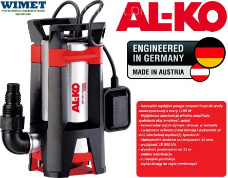 AL-KO Pompa Drain 15000 INOX Comfort 112828