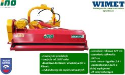 INO mulczownik/kosiarka bijakowa MKM 225