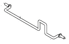 AL-KO 38 E, 462210 Oś kół (przód)