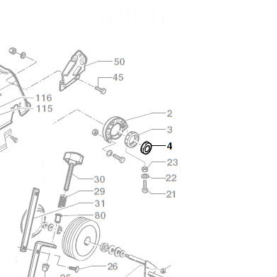 Solo 0050250 / Łożysko wałka