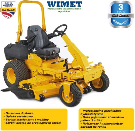 Cub Cadet Z7 183 traktor z zerowym promieniem skrętu