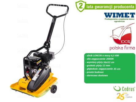 CEDRUS CEDZG01 zagęszczarka spalinowa